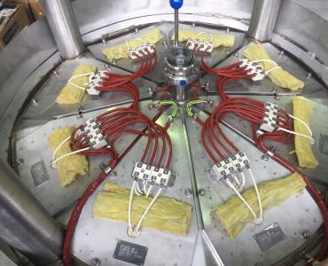 Resistências de aquecimento.