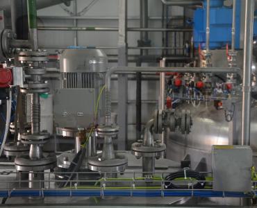 Instalação ATEX em reator.